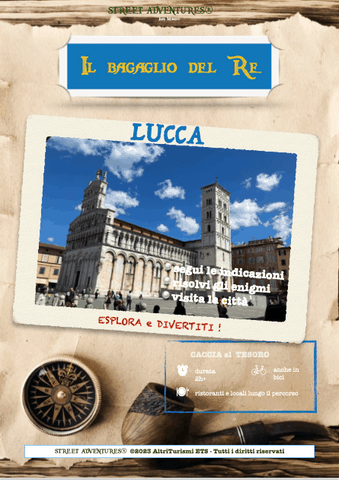 caccia al tesoro lucca